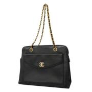 Chanel Vintage Pre-owned Laeder chanel-vskor Black, Dam