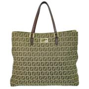 Fendi Vintage Pre-owned Canvas fendi-vskor Brown, Dam