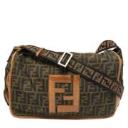 Fendi Vintage Pre-owned Canvas fendi-vskor Brown, Dam