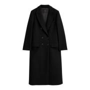 Joseph Heritage Wool Coat Black, Dam