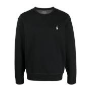 Ralph Lauren Polo Black Cre Am Sweatshirt Black, Herr