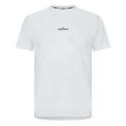 Stone Island Kompas Tryck Vit T-shirt White, Herr