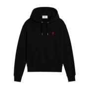 Ami Paris Hoodies Black, Herr