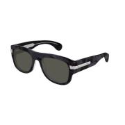 Gucci Grå Aviator Solglasögon Gg1517S 007 Gray, Unisex