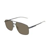 Gucci Ruthenium Brown Solglasögon Gg1676S Modell Gray, Unisex