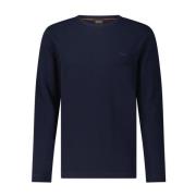 Hugo Boss Logo Pullover Tempesto mångsidig klassisk stil Blue, Herr