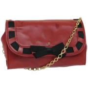 Chanel Vintage Pre-owned Laeder chanel-vskor Red, Dam