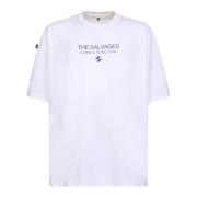 The Salvages Ringdetalj D-Ring T-shirt White, Herr