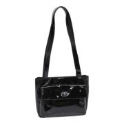 Chanel Vintage Pre-owned Tyg chanel-vskor Black, Dam