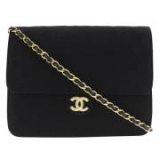 Chanel Vintage Pre-owned Bomull chanel-vskor Black, Dam