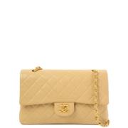 Chanel Vintage Pre-owned Tyg chanel-vskor Beige, Dam