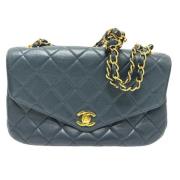 Chanel Vintage Pre-owned Laeder chanel-vskor Blue, Dam