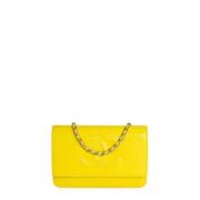 Chanel Vintage Pre-owned Laeder plnbcker Yellow, Dam