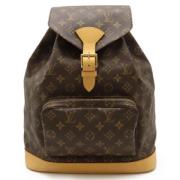 Louis Vuitton Vintage Pre-owned Canvas louis-vuitton-vskor Brown, Dam