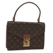 Louis Vuitton Vintage Pre-owned Canvas handvskor Brown, Dam