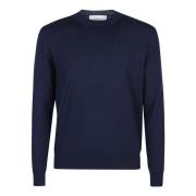 Ballantyne Round-neck Knitwear Blue, Herr