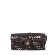 Chanel Vintage Pre-owned Bomull chanel-vskor Black, Dam