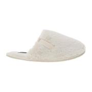 Calvin Klein Päls Tofflor - Beige Syntetiska Slip-Ons Beige, Dam