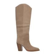 Alma EN Pena Bredklackad ankelboot Beige, Dam