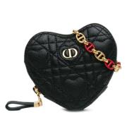 Dior Vintage Pre-owned Laeder crossbodyvskor Black, Dam