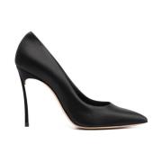 Casadei Blade Twenties Läderpumps Black, Dam