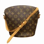 Louis Vuitton Vintage Pre-owned Canvas axelremsvskor Brown, Dam