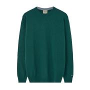 Woolrich Grön Tröja med Miniatyrlogotyp Green, Herr