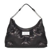 Maison Margiela Svart Axelväska Glam Slam Hobo Black, Dam