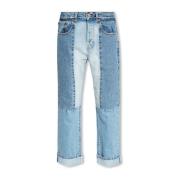 Victoria Beckham Höga jeans Blue, Dam