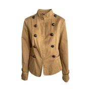 Bazar Deluxe Safari Bomull Jacka Slim Fit Beige, Dam