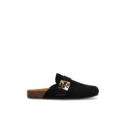 Tory Burch Suede slides Mellow Black, Dam