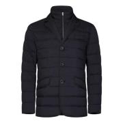 Herno Svart Quiltad Nylon Dunjacka Black, Herr