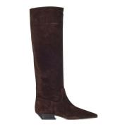 Khaite Bruna Ankelboots Elegant Bekväm Stil Brown, Dam