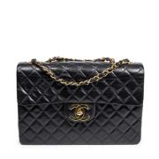 Chanel Vintage Pre-owned Laeder chanel-vskor Black, Dam