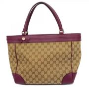 Gucci Vintage Pre-owned Canvas gucci-vskor Brown, Dam