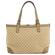 Gucci Vintage Pre-owned Canvas gucci-vskor Beige, Dam