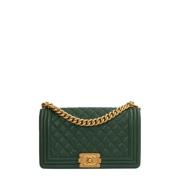 Chanel Vintage Pre-owned Laeder chanel-vskor Green, Dam