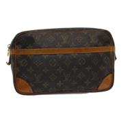 Louis Vuitton Vintage Pre-owned Canvas kuvertvskor Brown, Dam