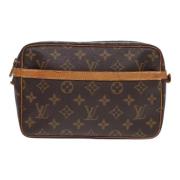 Louis Vuitton Vintage Pre-owned Canvas kuvertvskor Brown, Dam