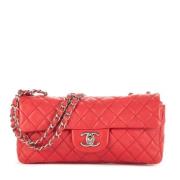 Chanel Vintage Pre-owned Laeder chanel-vskor Red, Dam