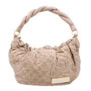 Louis Vuitton Vintage Pre-owned Laeder handvskor Beige, Dam