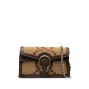 Gucci Vintage Pre-owned Canvas gucci-vskor Brown, Dam