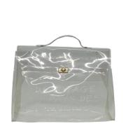 Hermès Vintage Pre-owned Vinyl handvskor Gray, Dam