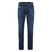 Diesel Slim Fit Jeans med Metall Detaljer Blue, Herr