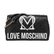 Moschino Svart syntetisk dam crossbody väska Black, Dam