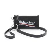 Balenciaga Vintage Pre-owned Laeder plnbcker Black, Herr