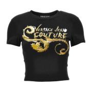 Versace Jeans Couture T-shirts och Polos Black, Dam