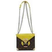 Louis Vuitton Vintage Pre-owned Canvas louis-vuitton-vskor Yellow, Dam