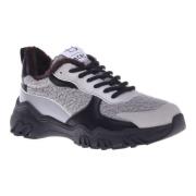 Baldinini Trainers in grey eco-leather Gray, Dam