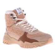 Baldinini Trainers in beige eco-leather Brown, Dam